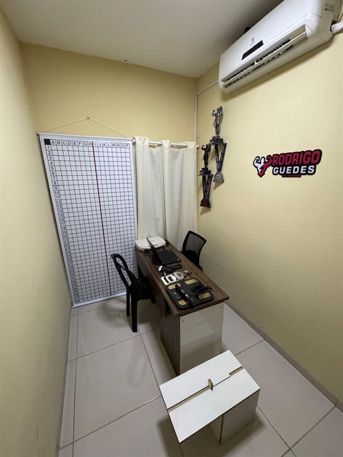 Sala de avaliação física da Olympia Academia